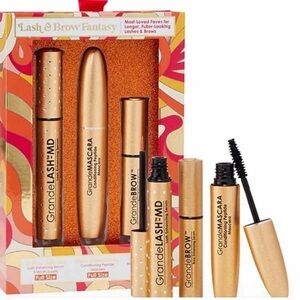 Grande Lash & Brow Fantasy Set Full Size Lash + Mascara Mini Grande Brows NWT